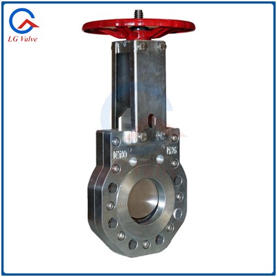 LGZ High-Pressure Double-Piece Body Knife Gate Valve
